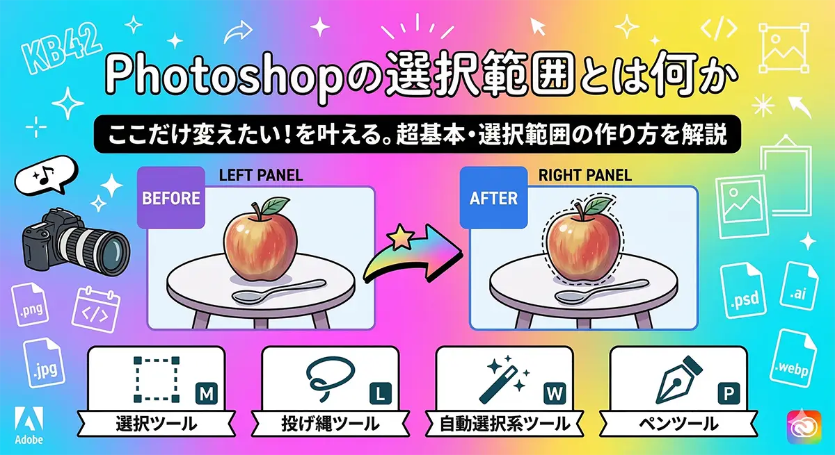 Photoshopの選択範囲とは何か